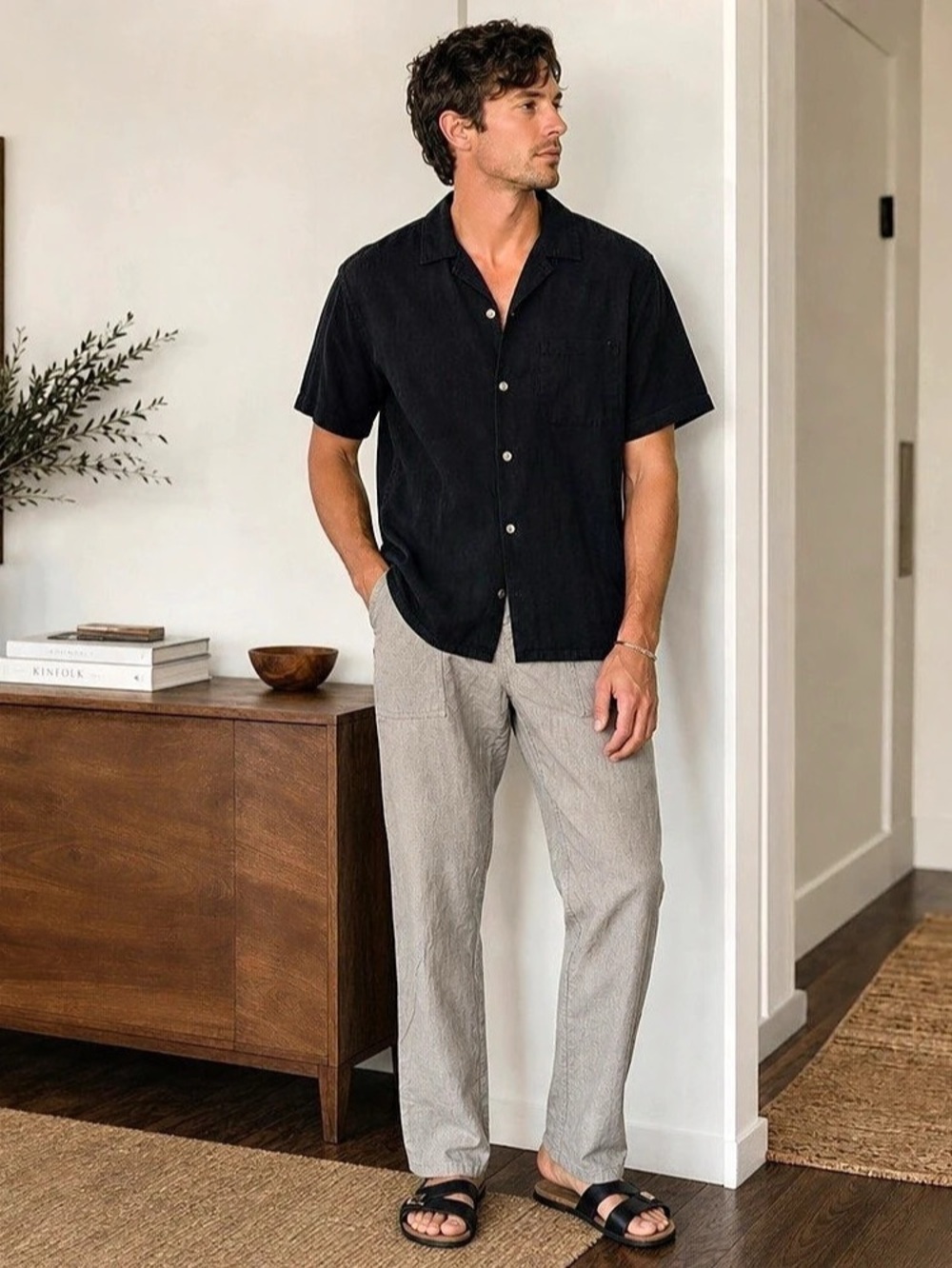James Perse Men's Gray Cargo Pants Waist 28
